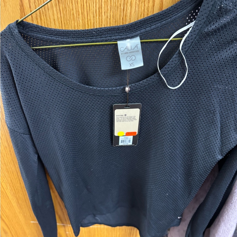 2- Calista Women's Rust Top and Black Top